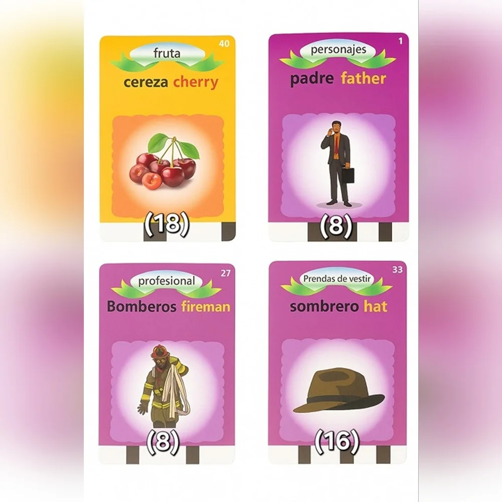 Spanish & English Talking Flash Cards for toddlers with sound, Educational Toy
